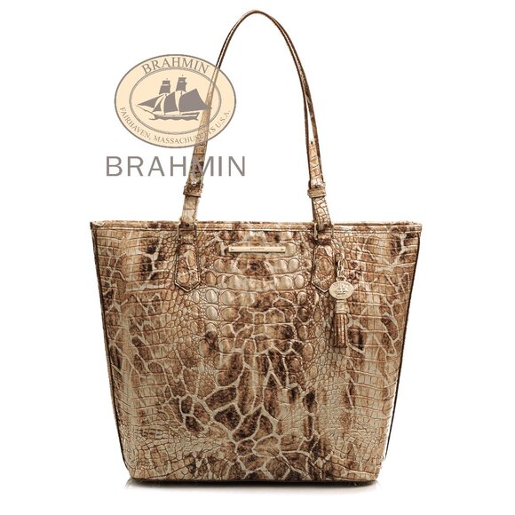 Brahmin Asher Camel Safari Melbourne Tote